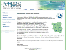 Tablet Screenshot of midwestibschools.org